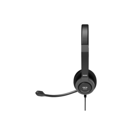 PORT CONNECT | Stereo USB Headphone PRO ON'R 300 | Wired | On-ear | Black | Noise canceling