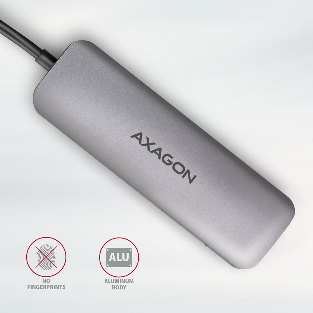 I/O HUB USB-C 5IN1/0.2M HMC-HCR3A AXAGON