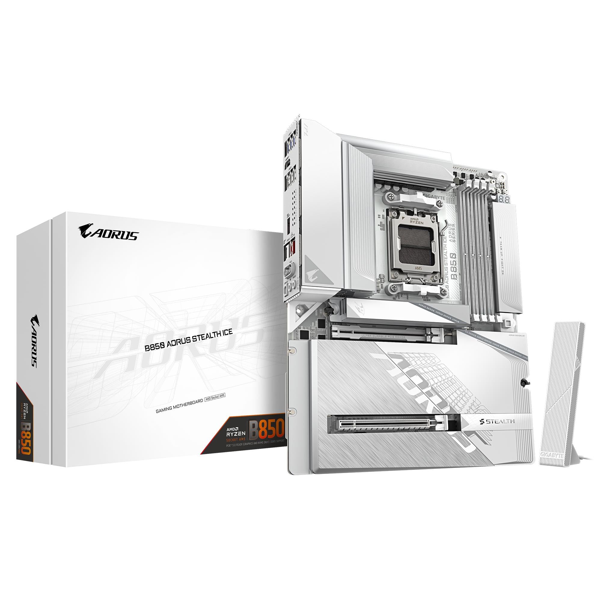 Mainboard GIGABYTE AMD B850 SAM5 ATX Memory DDR5 B850ASTEALTHICE1.0