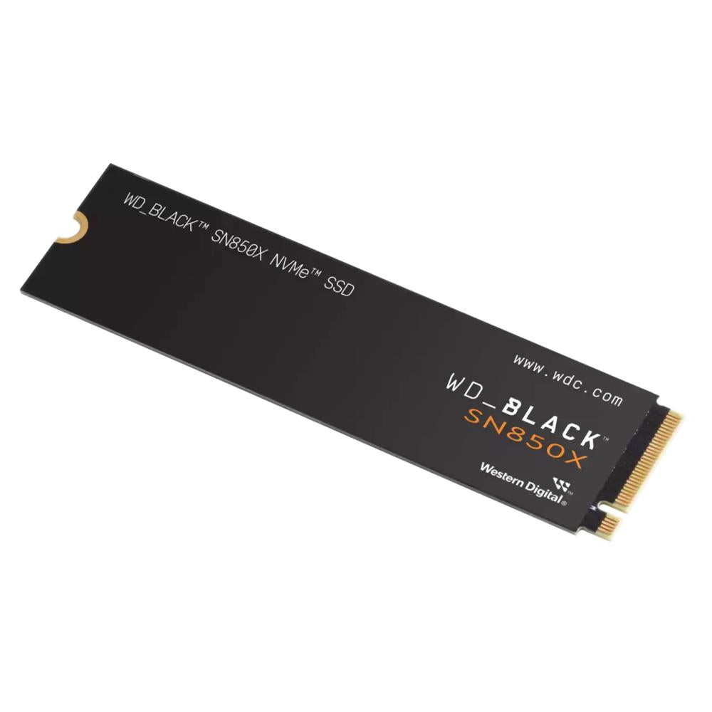 SSD WESTERN DIGITAL Black SN850X 1TB M.2 PCIE NVMe Write speed 6300 MBytes/sec Read speed 7300 MBytes/sec 2.38mm TBW 600 TB WDS100T2X0E