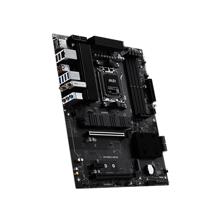 PRO B850-S WIFI6E | MSI Processor family AMD | Processor socket AM5 | DDR5 | Supported hard disk drive interfaces SATA,