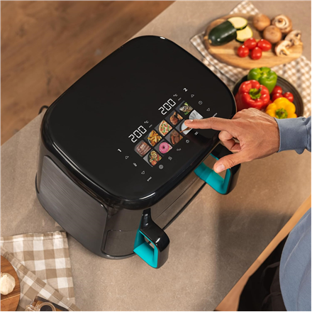 Cecotec Double hot air fryer | Cecofry&Grill Smokin'Prime 11000 | Power 2800 W | Capacity 11 L | Black