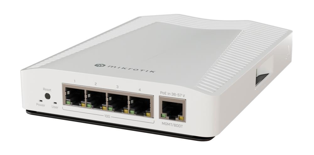 Switch MIKROTIK 1x10Base-T / 100Base-TX / 1000Base-T 4x10GbE PoE ports 1 CRS304-4XG-IN