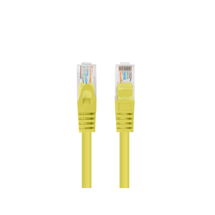 Lanberg Patchcord CAT.5E UTP 1.5M fluke passed 10-pack, Yellow | PCU5-20CC-0150-Y