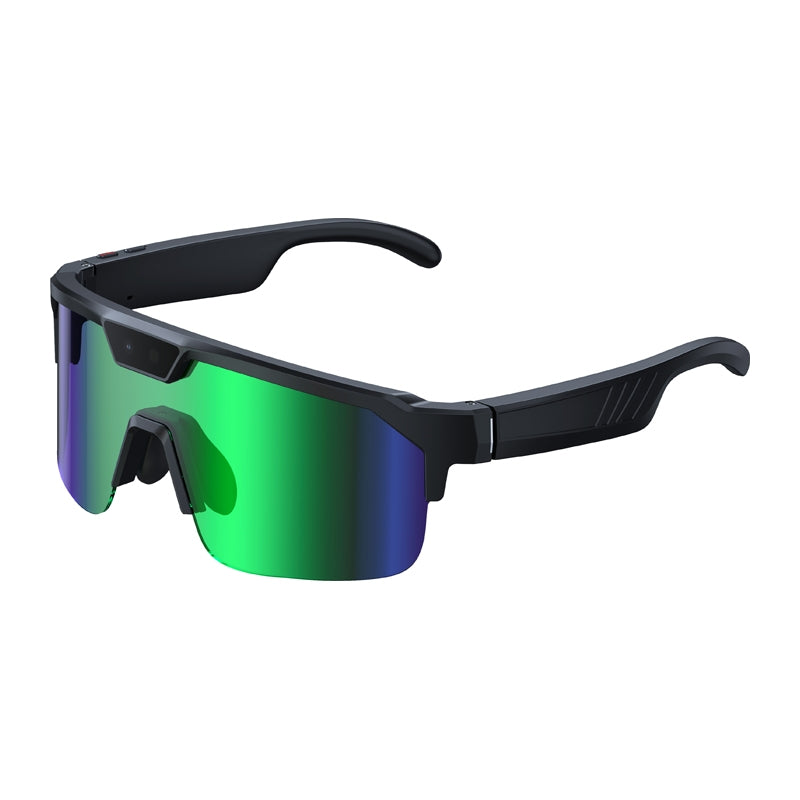 ZEBLAZE Q01 Green AI Sports Sunglasses - Image 1