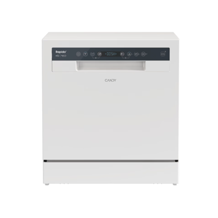 Candy Dishwasher | CP 8F9FFW | Free-standing | Width 55 cm | Number of place settings 8 | Number of programs 8 | Energy