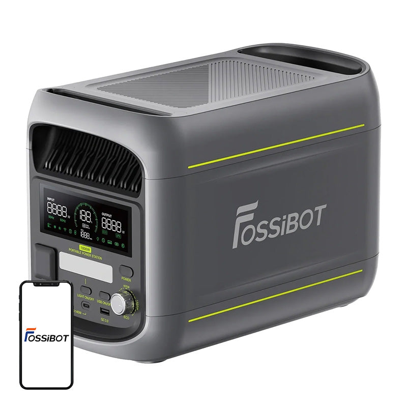 FOSSIBOT F1800 1800W Charging Station (Gray) - Image 1