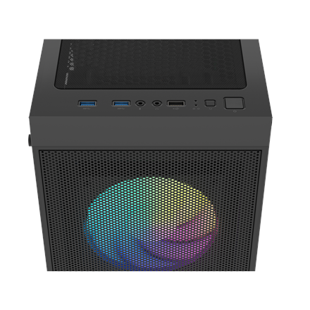 Fury PC Case | SHOBO SH8F ARGB | Black | Midi Tower