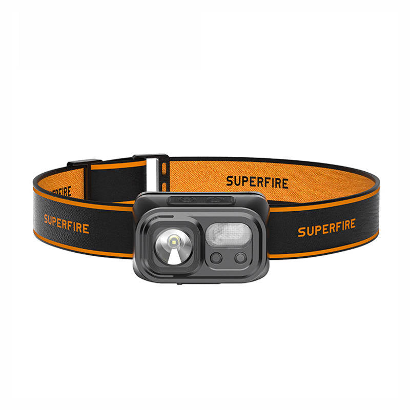 Superfire HL23 headlamp flashlight, 220 lm, USB-C, powerbank - Image 1