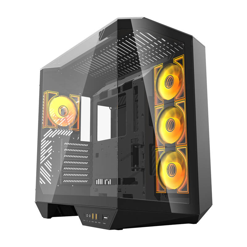 Darkflash DY470 computer case (black) + 4 fans - Image 1
