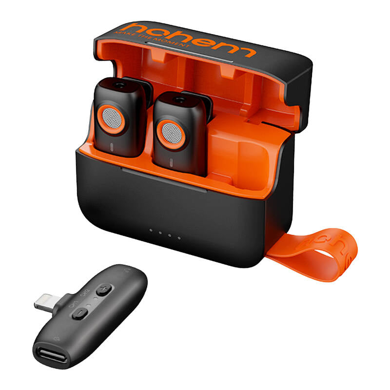 Hohem microphone (2TX + 1RX + charging case) - Image 1