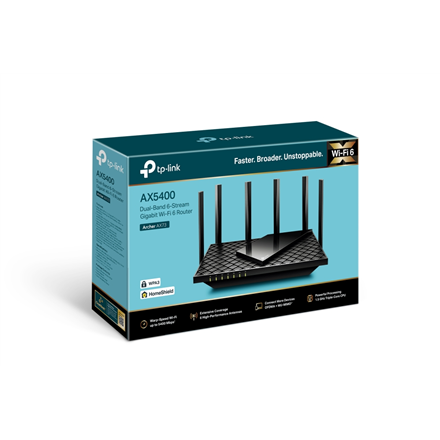 Dual-Band Wi-Fi 6 Router | Archer AX72 | 802.11ax | 10/100 Mbit/s | Ethernet LAN (RJ-45) ports 3 | Mesh Support No | MU-