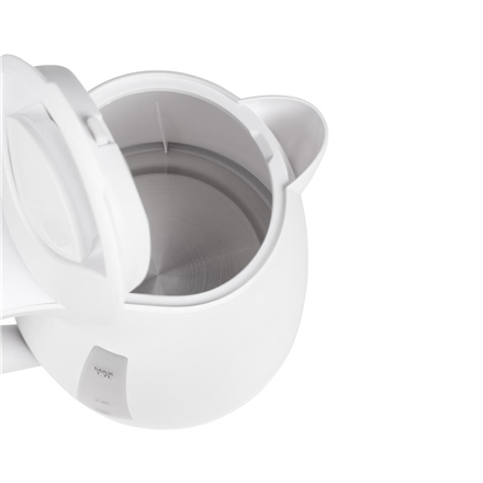 Tristar | Kettle | WK-1345 | Electric | 2200 W | 1.7 L | Plastic | 360° rotational base | White