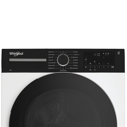 Whirlpool Dryer Machine | WPS D8 WBS EE | Energy efficiency class D | Front loading | 8 kg | Heat pump | Digital | Depth