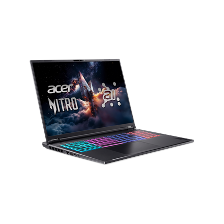 Acer | Nitro 18 AI AN18-61-R40J | Obsidian Black | 18 " | IPS | WQXGA | 2560 x 1600 pixels | AMD Ryzen AI 7 | 350 | 16 G