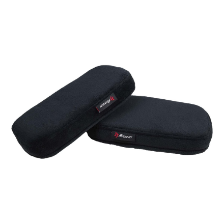 Arozzi Memory Foam Armrest Pads | 270x135x40 mm | Black