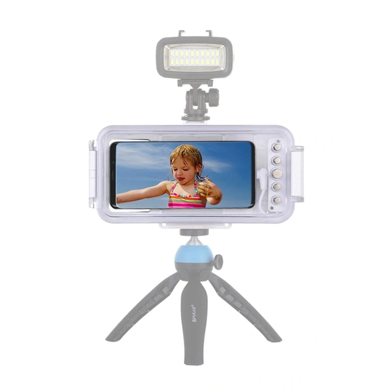 Puluz Waterproof Case (45m) for USB-C Smartphones for Underwater Photos and Videos (White) - Image 3