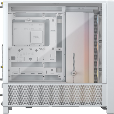 Corsair PC Case | Frame 4000D RS ARGB Modular | White | Mid-Tower