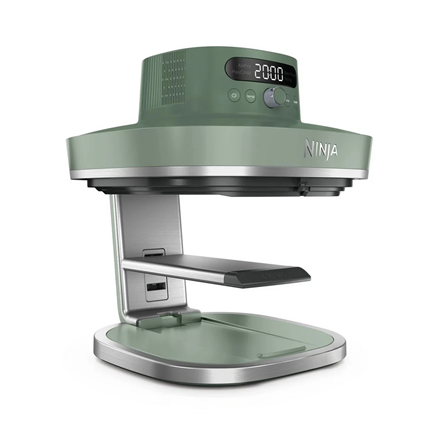 NINJA 5-in-1 XL Glass Air Fryer | AS090EUGN Crispi Pro | Power 2050 W | Capacity 5.7 L | Moss Green