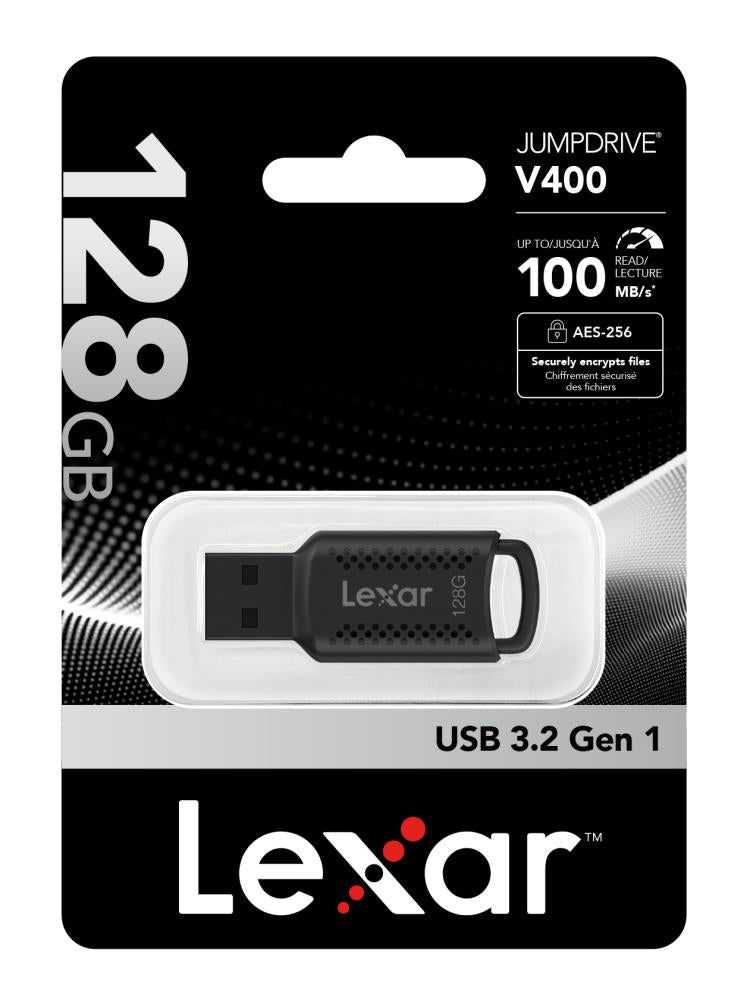 MEMORY DRIVE FLASH USB3 128GB/V400 LJDV400128G-BNBNG LEXAR