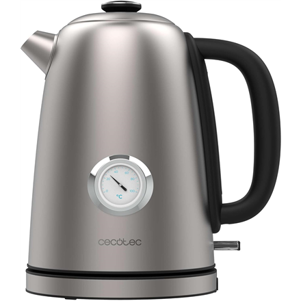 Cecotec Kettle | Thermosense 620 Vintage | Electric | 2200 W | 1.7 L | Stainless steel | 360° rotational base | Stainles