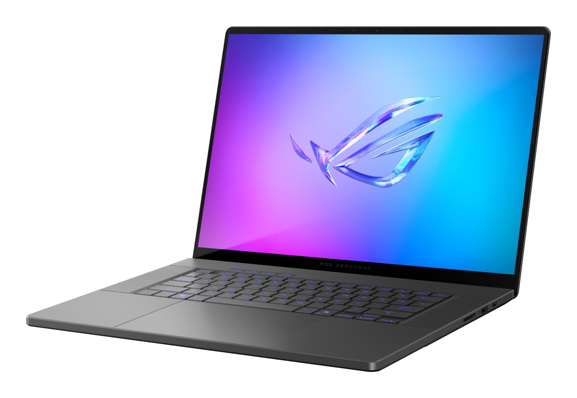 Notebook ASUS ROG Zephyrus G16 (2024) GA605 GA605KP-QR023W CPU AMD Ryzen AI 7 350 2000 MHz 16" 2560x1600 RAM 32GB LPDDR5x SSD 1TB NVIDIA GeForce RTX 5070 8GB ENG Card Reader SD Windows 11 Home Grey 1.85 kg 90NR0NC1-M00110