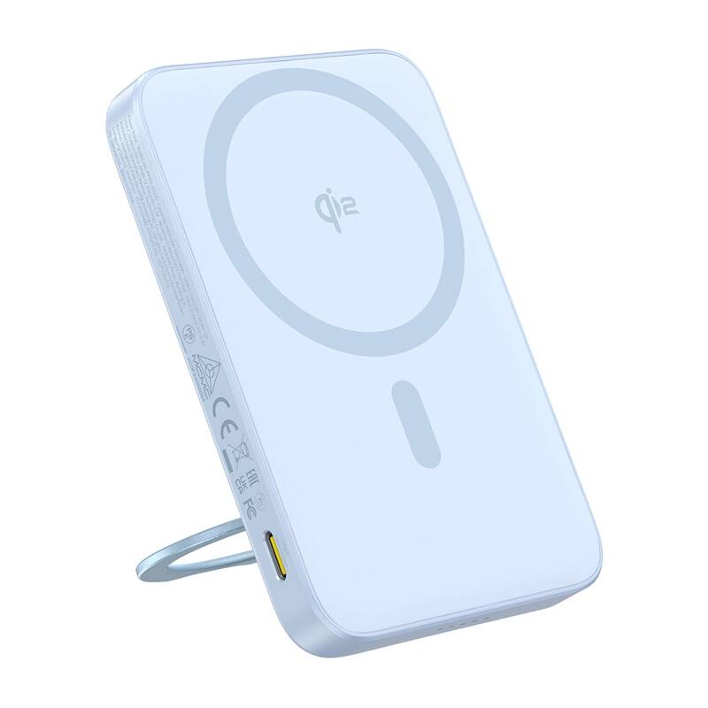 Baseus powerbank with stand PicoGo Qi2 5000mAh 20W (blue) - Image 1