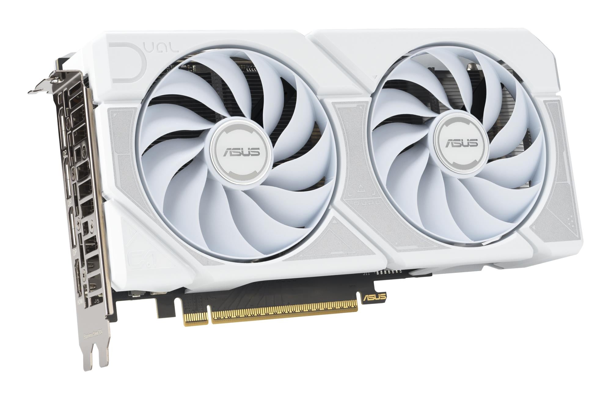 Graphics Card ASUS NVIDIA GeForce RTX 5060 Ti 16 GB GDDR7 128 bit PCIE 5.0 16x Dual Slot Fansink DUAL-RTX5060TI-O16G-WHITE