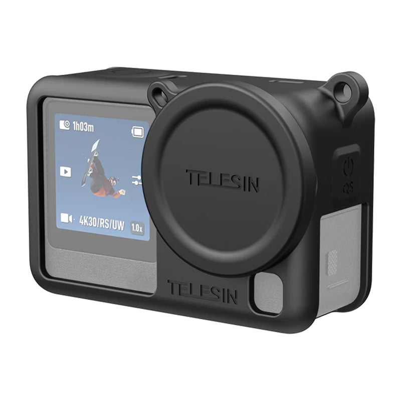 Telesin Silicone Protective Case for DJI Osmo Action 6 (Black) - Image 1