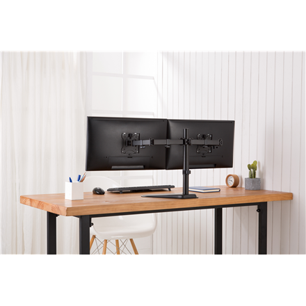 Digitus Desk Mount | DA-90401 | Adjustable Height, Rotate, Swivel | 15-32 " | Maximum weight (capacity) 2x8 kg | Black