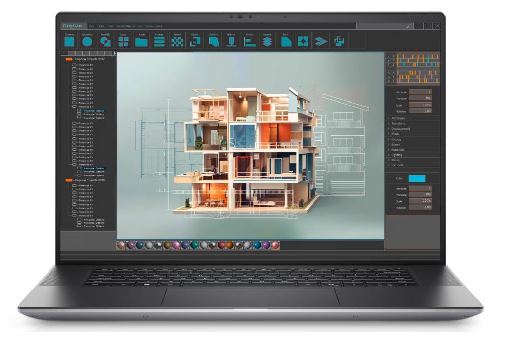 Notebook DELL Precision 5690 CPU Core Ultra u7-165H 1400 MHz 16" 1920x1200 RAM 32GB LPDDR5x 7467 MHz SSD 1TB NVIDIA RTX 1000 Ada 6GB ENG Card Reader SD Windows 11 Pro 2.03 kg N002P5690EMEA_VP