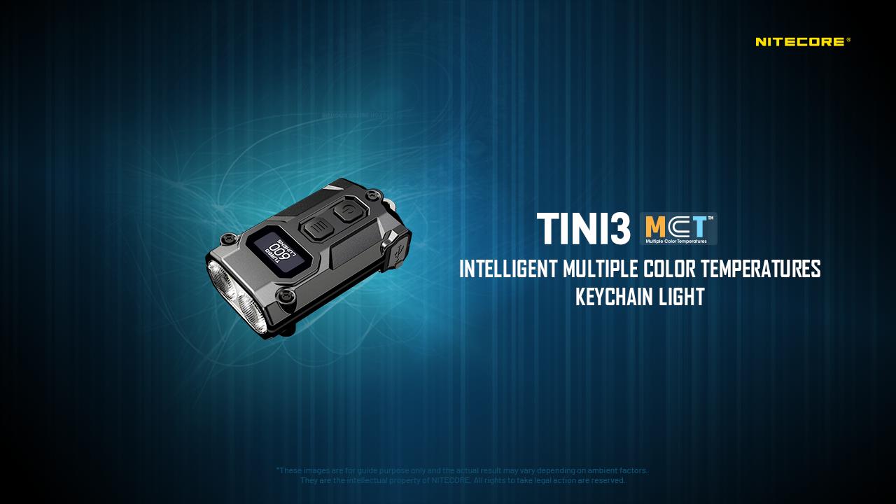 FLASHLIGHT T SERIES 600 LUMENS/TINI3 NITECORE