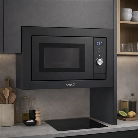 CATA | Microwave oven | MC 20 D B | Built-in | 20 L | 700 W | Grill | Black