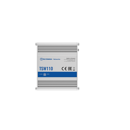Teltonika | Switch | TSW110 | Unmanaged | Gigabit Ethernet (copper) ports quantity 5 | 10 Gbps (RJ-45) ports quantity 0