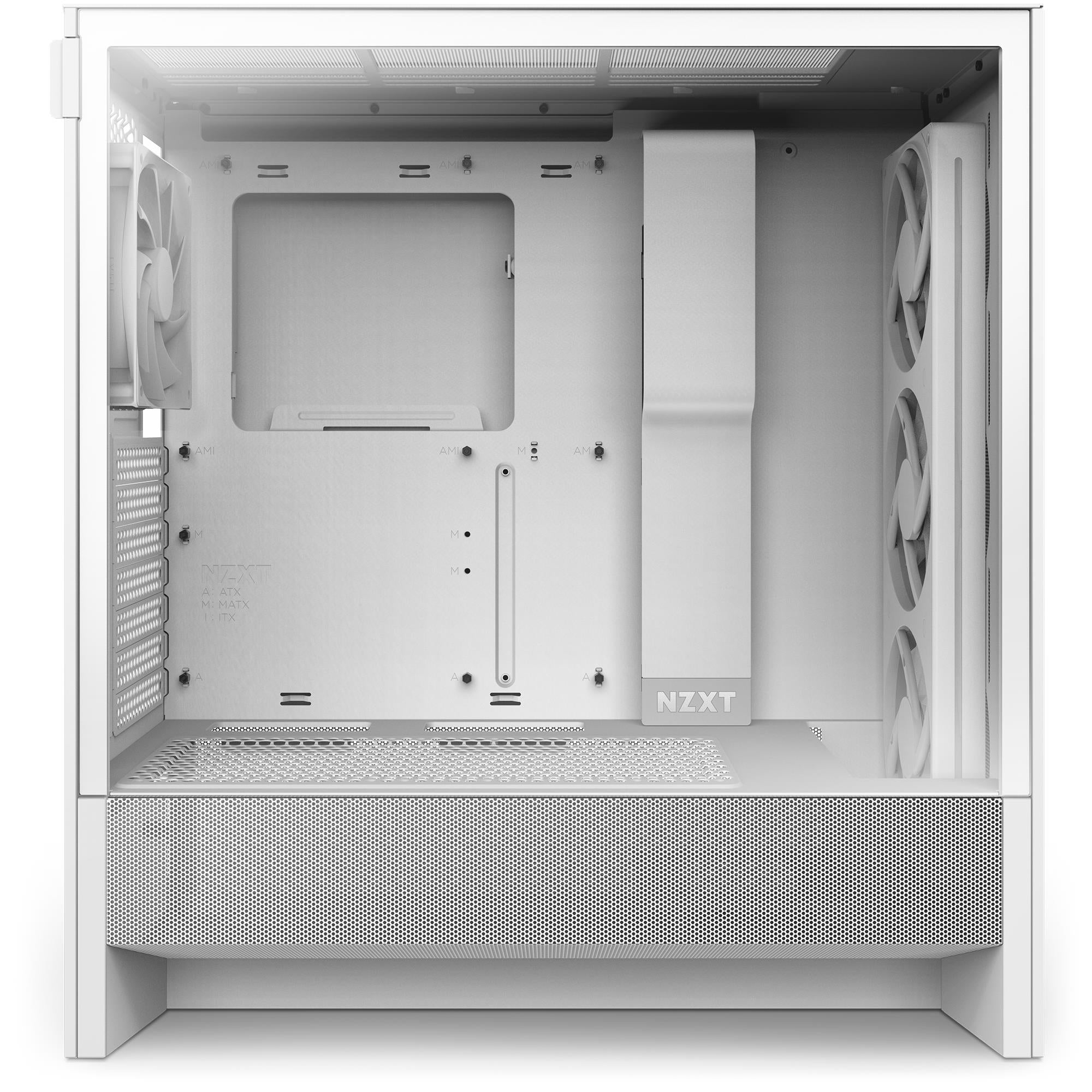 Case NZXT H5 FLOW RGB 2024 MidiTower Case product features Transparent panel Not included ATX EATX MicroATX MiniITX Colour White CC-H52FW-R1