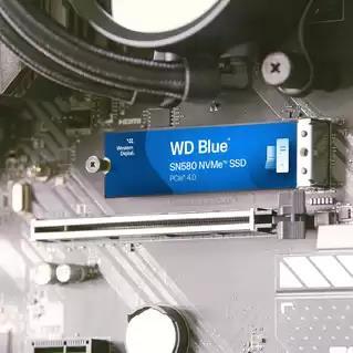SSD WESTERN DIGITAL 600xTBW rating Read speed 4150 MB/s Write speed 4150 MB/s NVMe Yes PCI Express 4.0 M.2 1000 GB Blue SN580 WDS100T3B1E-00CHF0