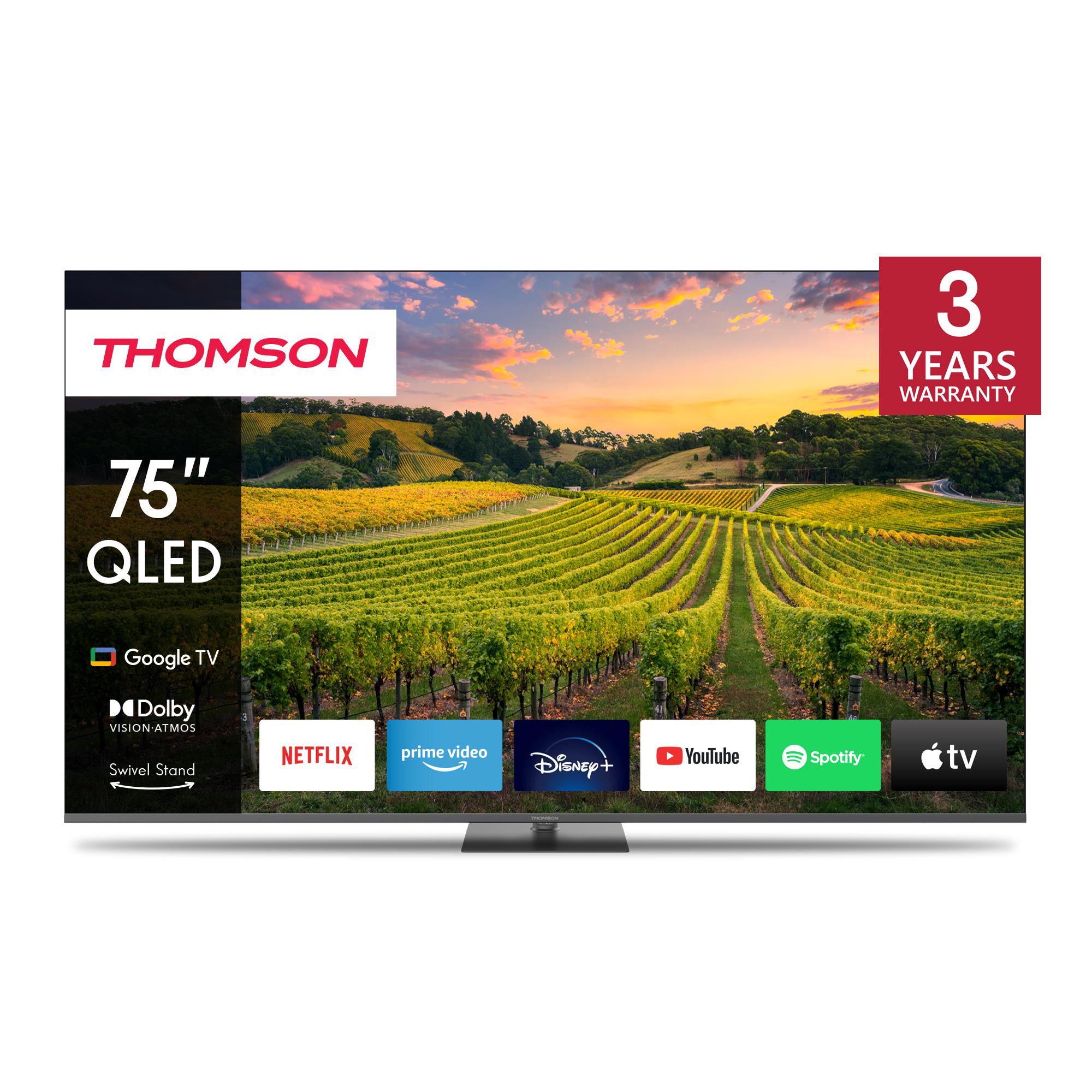 TV Set THOMSON 75 " 4K Ultra HD 3840 x 2160 pixels Flat 16:9 QLED 75QG5C14