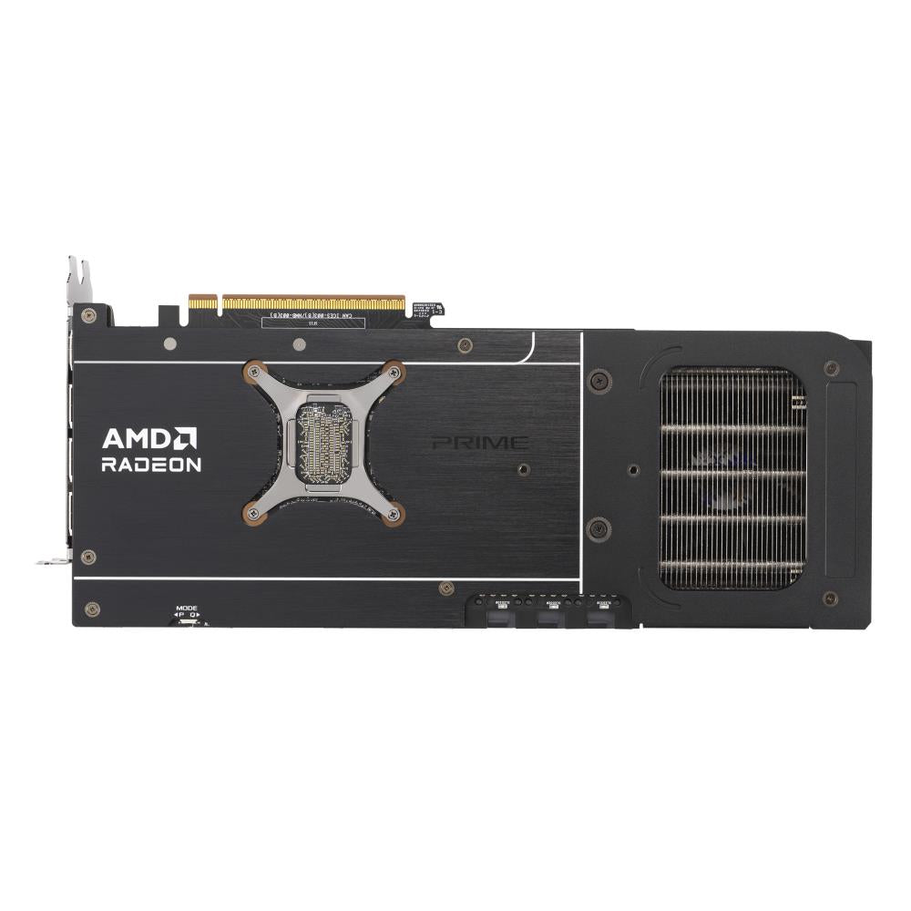 Graphics Card ASUS AMD Radeon RX 9070 XT 16 GB GDDR6 256 bit PCIE 5.0 16x Triple slot Fansink 1xHDMI 3xDisplayPort PRIME-RX9070XT-O16G