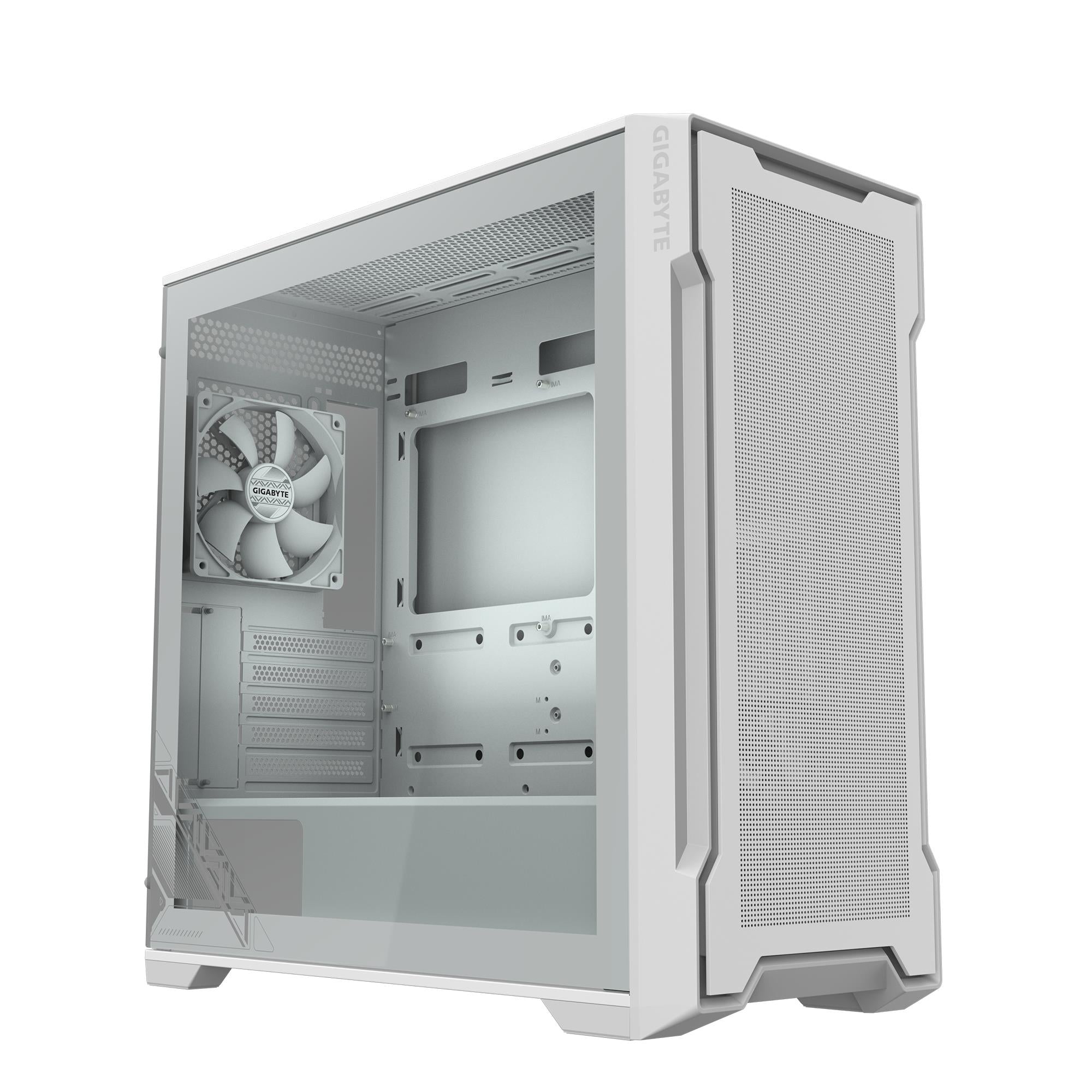 Case GIGABYTE GB-C102GI MidiTower Case product features Transparent panel Not included MicroATX MiniITX Colour White C102GI