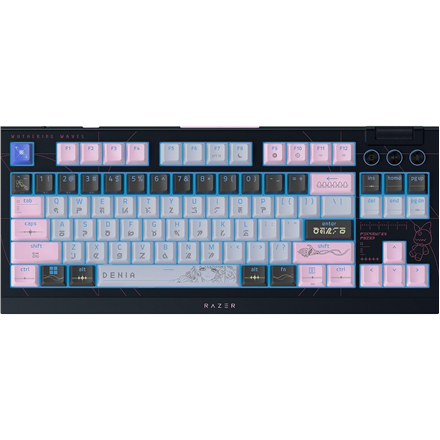 Razer | BlackWidow V4 Tenkeyless HyperSpeed | Gaming Keyboard | Wireless | US | Orange Switch | Wuthering Waves Edition