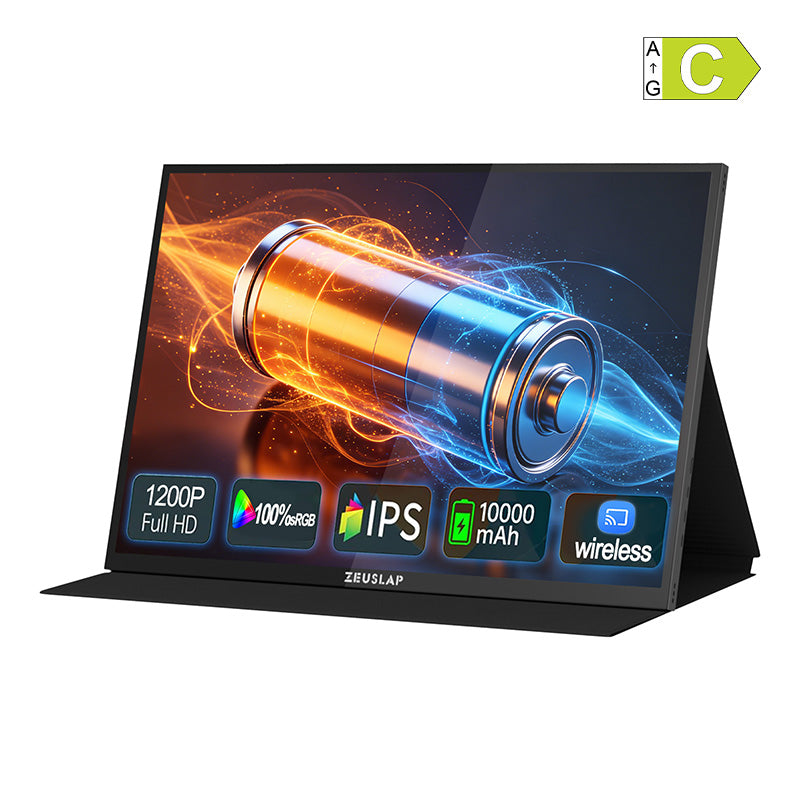 ZEUSLAP P16BT portable monitor with a 16-inch touchscreen - Image 1