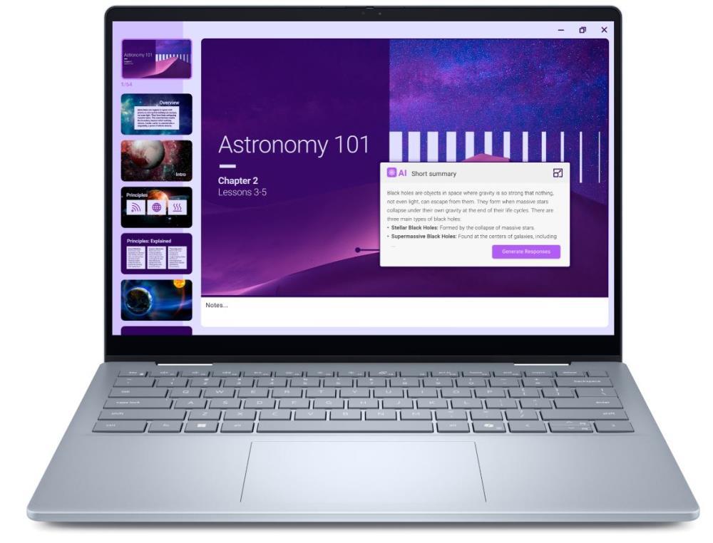 Notebook DELL 14 Plus 2-in-1 DB04250 CPU Core Ultra u7-256V 2200 MHz 14" Touchscreen 1920x1200 RAM 16GB LPDDR5x 8533 MHz SSD 512GB Intel Arc Graphics Integrated NOR Windows 11 Pro Ice Blue 1.61 kg DB04250_LNL_203_NORD