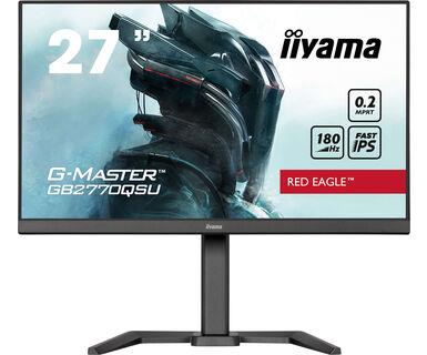 LCD Monitor IIYAMA 27" Gaming Panel IPS 2560x1440 16:9 180Hz Matte 0.2 ms Speakers Swivel Pivot Height adjustable Tilt Colour Black GB2770QSU-B6