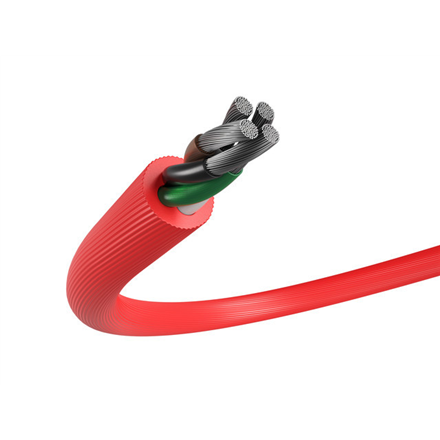 Natec Prati, Angled USB Type C to Type A Cable 1m, Red | Natec | Angled USB Type C to USB Type A | Prati | USB Type C |