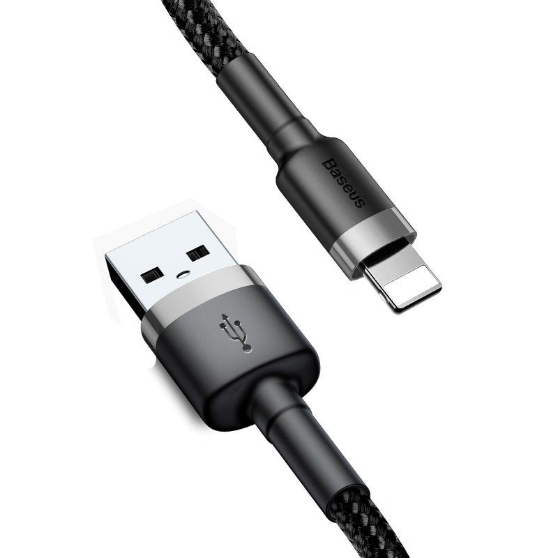 Baseus Cafule USB Lightning Cable 1,5A 2m (Gray+Black) - Image 2