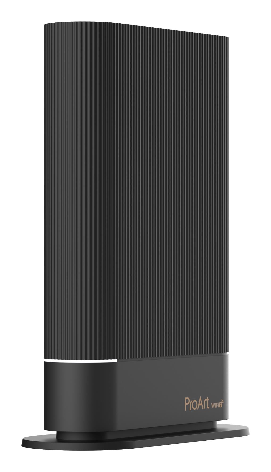 Wireless Router ASUS ProArt Router PRT-BE5000 Wi-Fi 7 (802.11be) Data speed 4320 Mbit/s Ethernet WAN Yes WAN connection type RJ-45 Ethernet LAN Yes 4xLAN ports PRT-BE5000