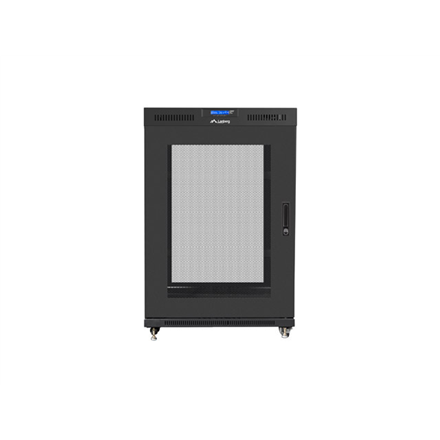 Lanberg | Rack cabinet 19" free-standing 22U/800x1000 (flat pack) with mesh door | FF01-8022-23BL | Black