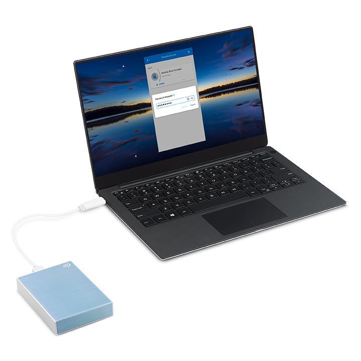 External HDD SEAGATE One Touch STKZ5000402 5TB USB 3.0 Colour Light Blue STKZ5000402
