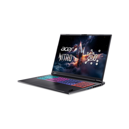 Acer | Nitro 18 AI AN18-61-R25V | Obsidian Black | 18 " | IPS | WQXGA | 2560 x 1600 pixels | AMD Ryzen AI 7 | 350 | 16 G