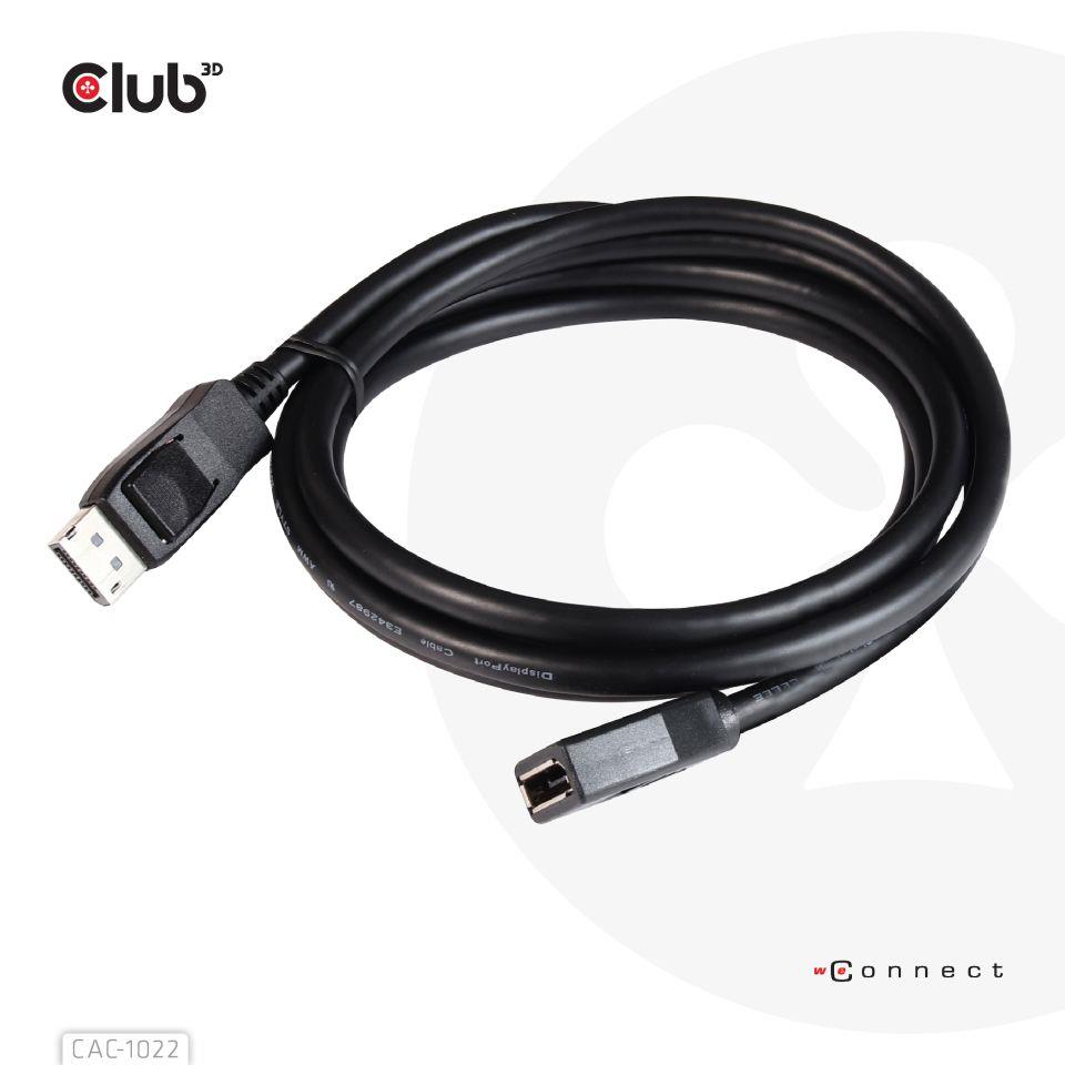 CABLE DP TO DP 2M/M/F CAC-1022 CLUB3D